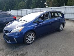 Salvage cars for sale at Arlington, WA auction: 2012 Toyota Prius V