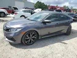 Salvage cars for sale at Hampton, VA auction: 2019 Honda Civic Sport