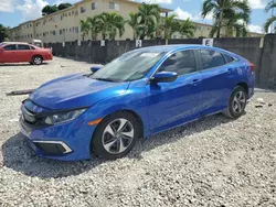 Salvage cars for sale at Opa Locka, FL auction: 2019 Honda Civic LX