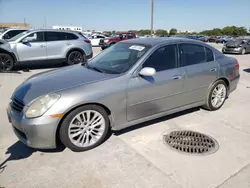 2006 Infiniti G35 en venta en Grand Prairie, TX