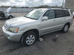 Salvage cars for sale at Fredericksburg, VA auction: 2003 Toyota Highlander Limited