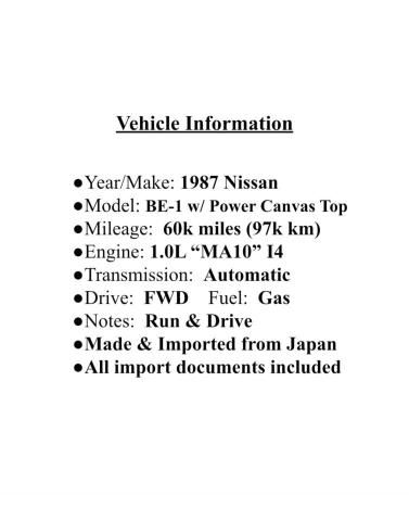 1987 Nissan Other