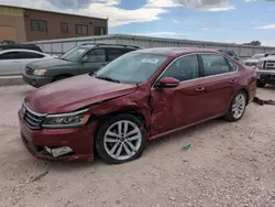 Salvage cars for sale at Kansas City, KS auction: 2018 Volkswagen Passat SE