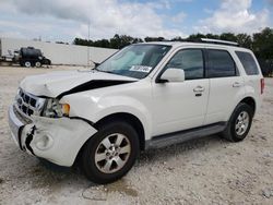 Salvage cars for sale at New Braunfels, TX auction: 2010 Ford Escape Limited