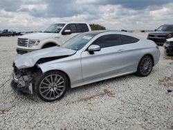 Salvage cars for sale at Taylor, TX auction: 2017 Mercedes-Benz C 300 4matic