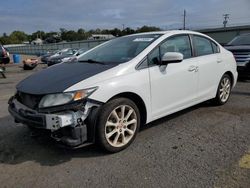 Salvage cars for sale at Pennsburg, PA auction: 2015 Honda Civic EX