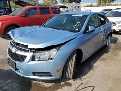 Chevrolet salvage cars for sale: 2011 Chevrolet Cruze LT