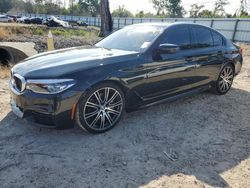 Salvage cars for sale at Riverview, FL auction: 2019 BMW 540 I