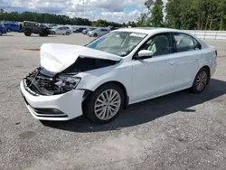 Volkswagen salvage cars for sale: 2016 Volkswagen Jetta SEL