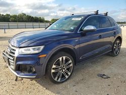 Salvage cars for sale at New Braunfels, TX auction: 2018 Audi SQ5 Prestige