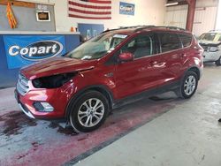 Salvage cars for sale at Angola, NY auction: 2019 Ford Escape SEL