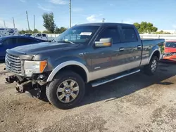 Ford f-150 salvage cars for sale: 2012 Ford F150 Supercrew