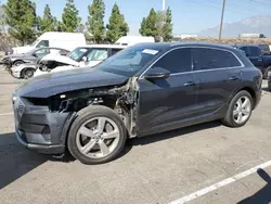 Salvage cars for sale at Rancho Cucamonga, CA auction: 2019 Audi E-TRON Premium Plus