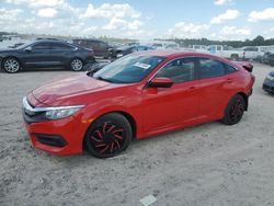 Salvage cars for sale at Houston, TX auction: 2018 Honda Civic LX