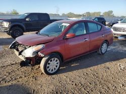 Salvage cars for sale at Kansas City, KS auction: 2019 Nissan Versa S