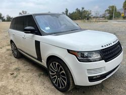 Land Rover Vehiculos salvage en venta: 2016 Land Rover Range Rover