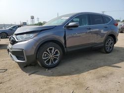 Salvage cars for sale at Chicago Heights, IL auction: 2021 Honda CR-V EX