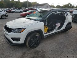 Salvage cars for sale at York Haven, PA auction: 2021 Jeep Compass Latitude