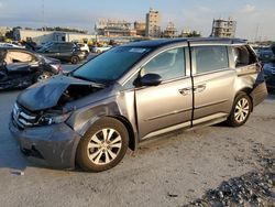 Salvage cars for sale from Copart New Orleans, LA: 2017 Honda Odyssey EXL