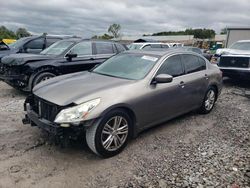 Salvage cars for sale at Hueytown, AL auction: 2011 Infiniti G37 Base