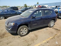 Salvage cars for sale at Woodhaven, MI auction: 2017 Jeep Compass Latitude