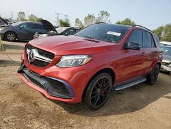 Salvage cars for sale at Elgin, IL auction: 2016 Mercedes-Benz GLE 63 AMG-S 4matic