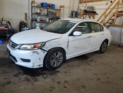 Salvage cars for sale at Ham Lake, MN auction: 2014 Honda Accord LX