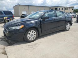 Salvage cars for sale at Wilmer, TX auction: 2019 Ford Fusion S