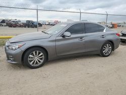 Salvage cars for sale at Houston, TX auction: 2016 Infiniti Q50 Base