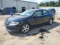 Salvage cars for sale at Grenada, MS auction: 2012 Volkswagen Passat SE