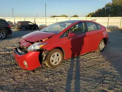 Salvage cars for sale at Sacramento, CA auction: 2011 Toyota Prius