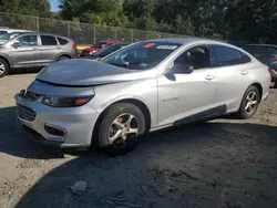 Salvage cars for sale at Waldorf, MD auction: 2018 Chevrolet Malibu LS