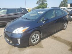 Flood-damaged cars for sale at auction: 2015 Toyota Prius