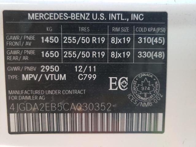 2012 Mercedes-Benz ML 350 Bluetec