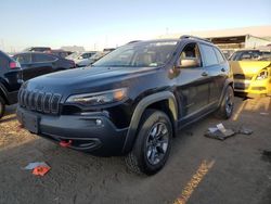 Jeep salvage cars for sale: 2019 Jeep Cherokee Trailhawk