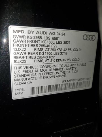 2024 Audi SQ8 Premium Plus