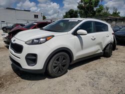 Vehiculos salvage en venta de Copart Opa Locka, FL: 2017 KIA Sportage LX