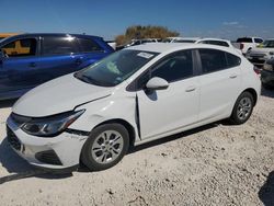 Salvage cars for sale at Taylor, TX auction: 2019 Chevrolet Cruze LS