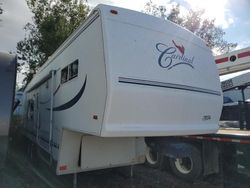 Salvage trucks for sale at Davison, MI auction: 2002 Wildwood Cardinal 3