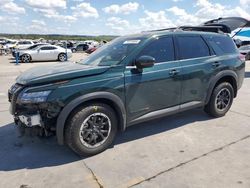 Salvage cars for sale at Grand Prairie, TX auction: 2024 Nissan Pathfinder Rock Creek