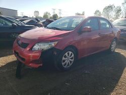 Salvage cars for sale from Copart Elgin, IL: 2010 Toyota Corolla Base