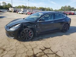 Salvage cars for sale at Fort Wayne, IN auction: 2018 Tesla Model 3