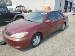 Toyota salvage cars for sale: 2002 Toyota Camry LE