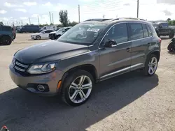 Salvage cars for sale at Miami, FL auction: 2014 Volkswagen Tiguan S