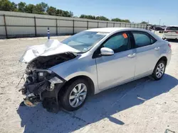 Toyota salvage cars for sale: 2016 Toyota Corolla L