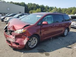 2015 Toyota Sienna XLE en venta en Exeter, RI