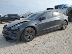 Salvage cars for sale at Houston, TX auction: 2023 Tesla Model 3