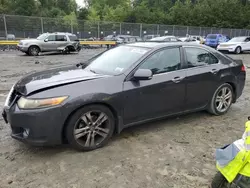 Salvage cars for sale at Waldorf, MD auction: 2010 Acura TSX