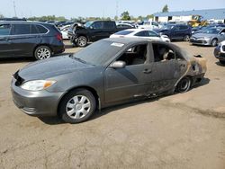 Toyota Vehiculos salvage en venta: 2004 Toyota Camry LE