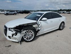 Salvage cars for sale at Houston, TX auction: 2012 Audi A6 Prestige